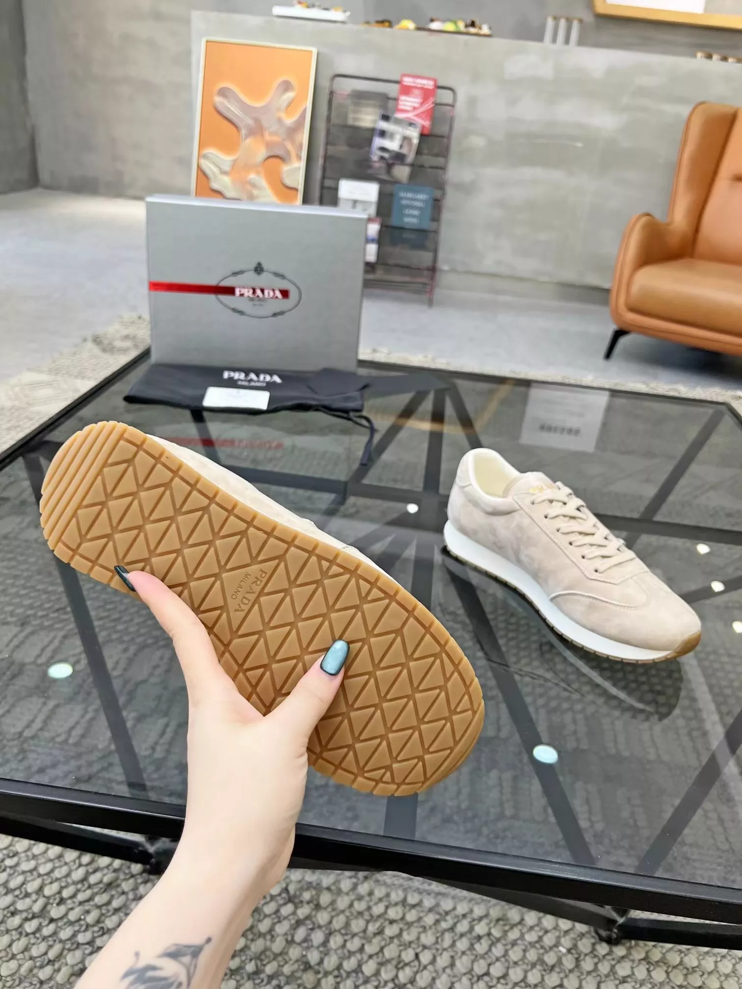 Prada Casual Shoes For Men Trendy 1280