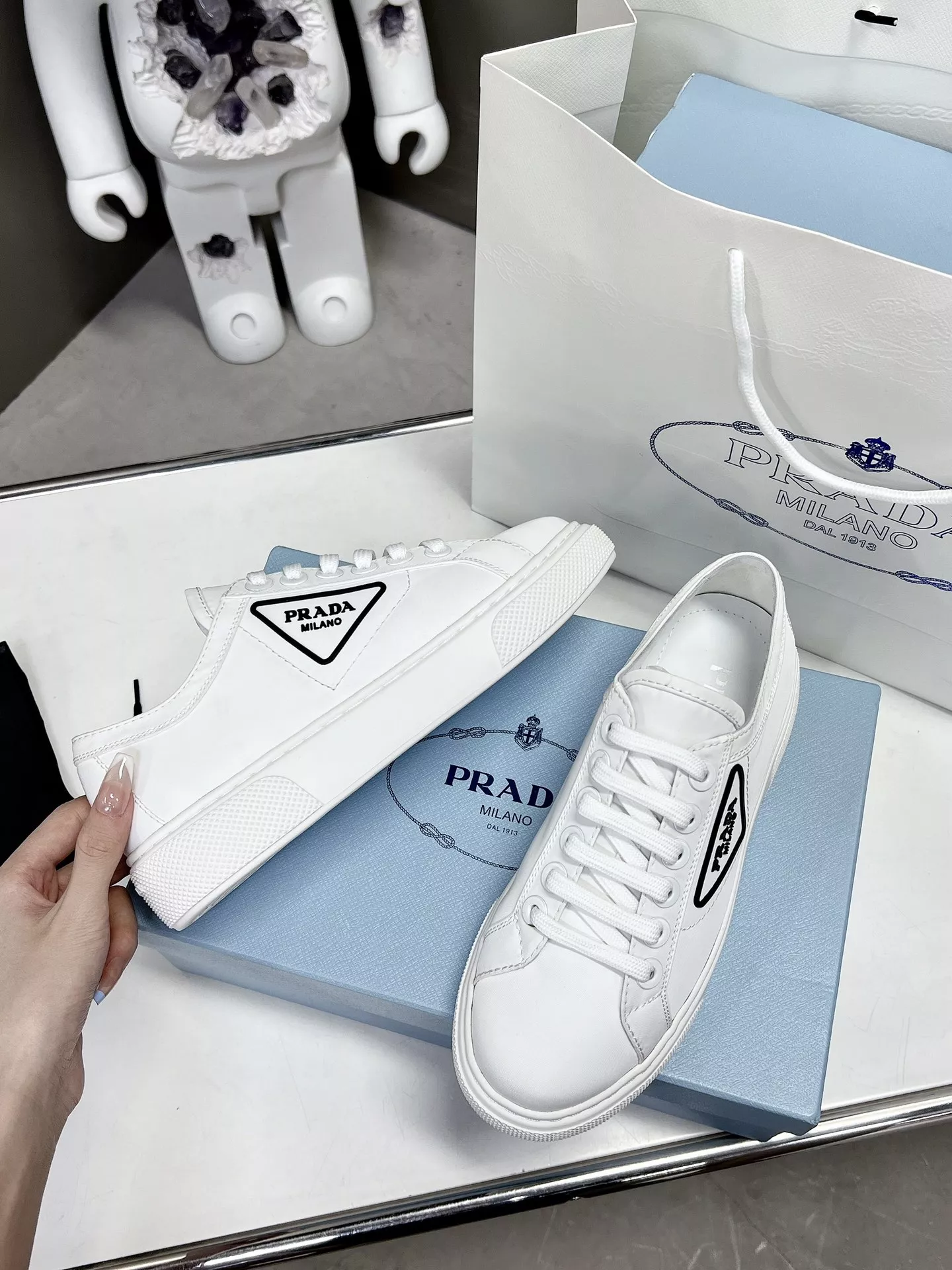 Prada Casual Shoes For Women Affordable 7415