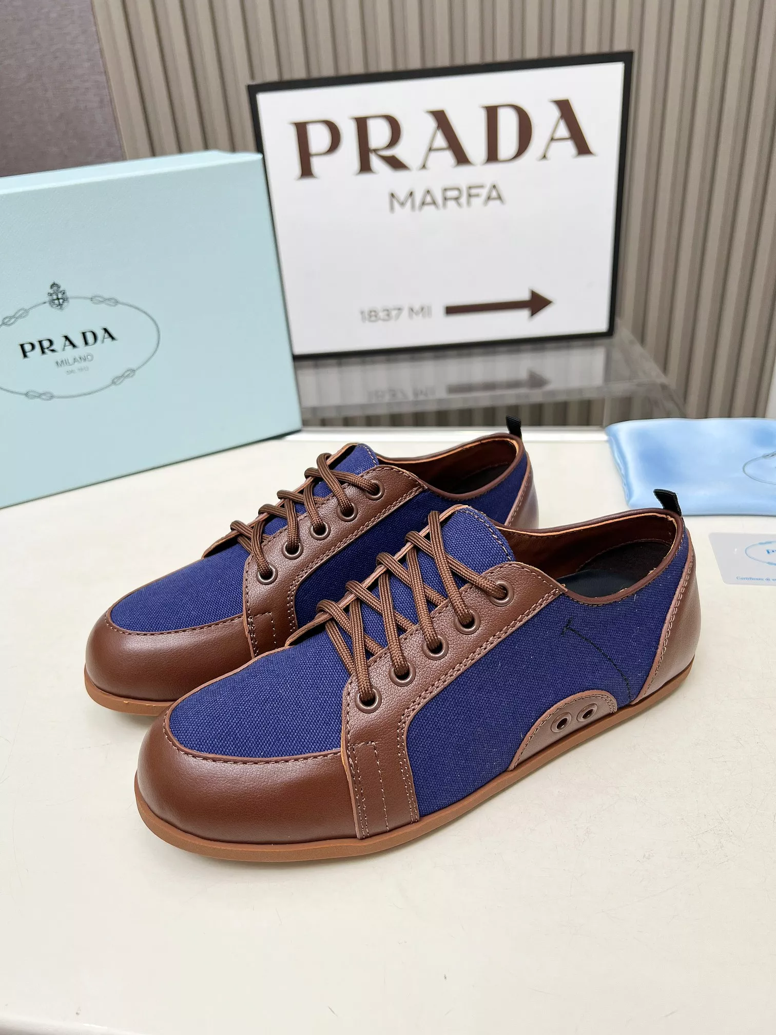 Prada Casual Shoes For Women Breathable 8361