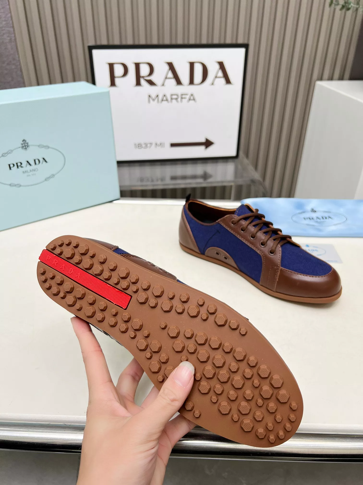 Prada Casual Shoes For Women Breathable 8361