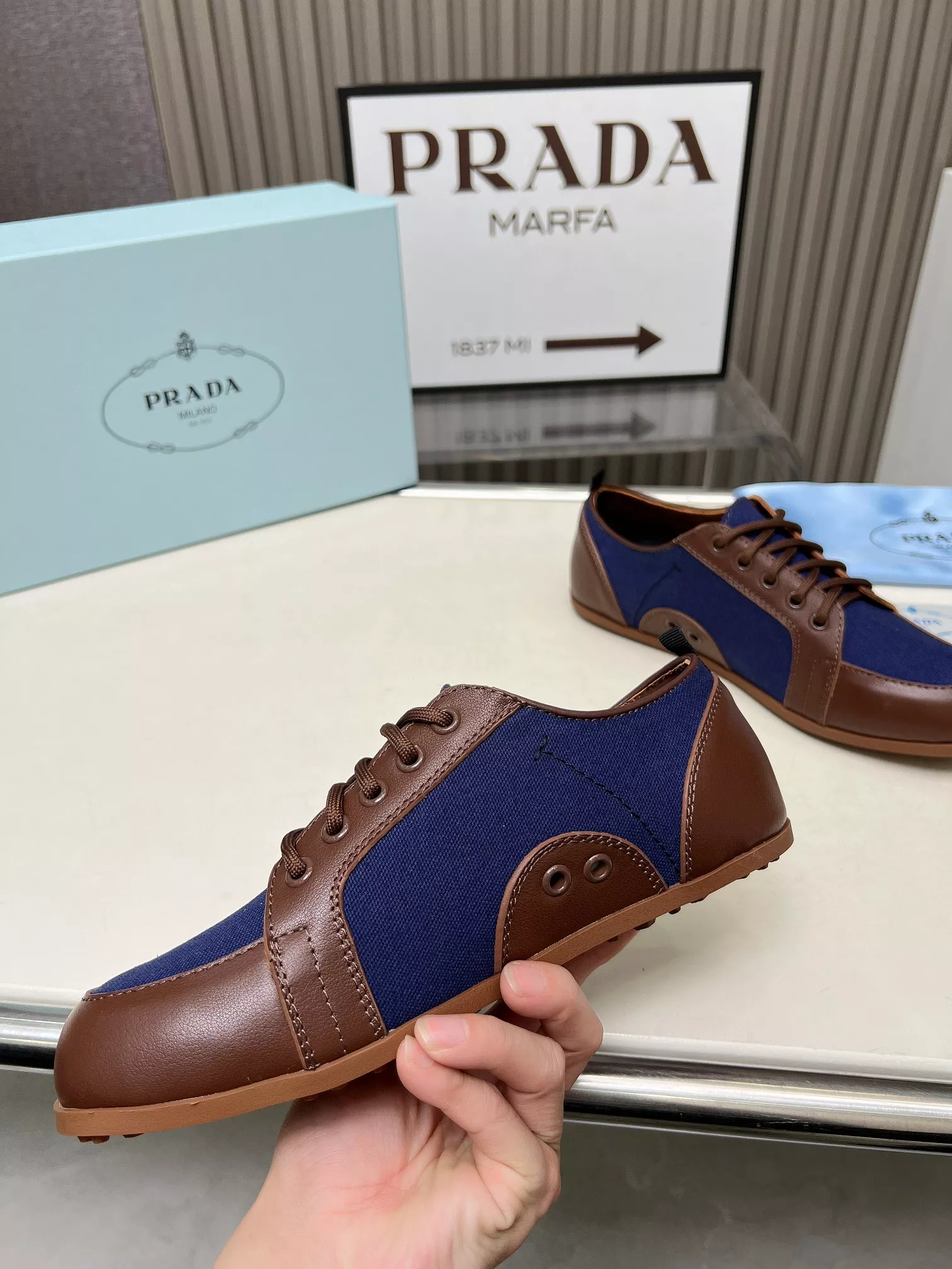Prada Casual Shoes For Women Breathable 8361