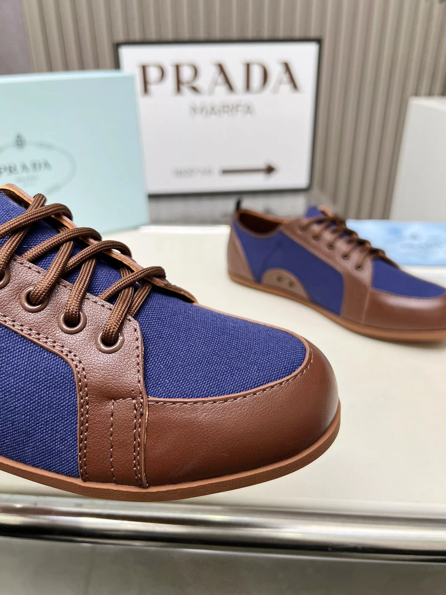Prada Casual Shoes For Women Breathable 8361
