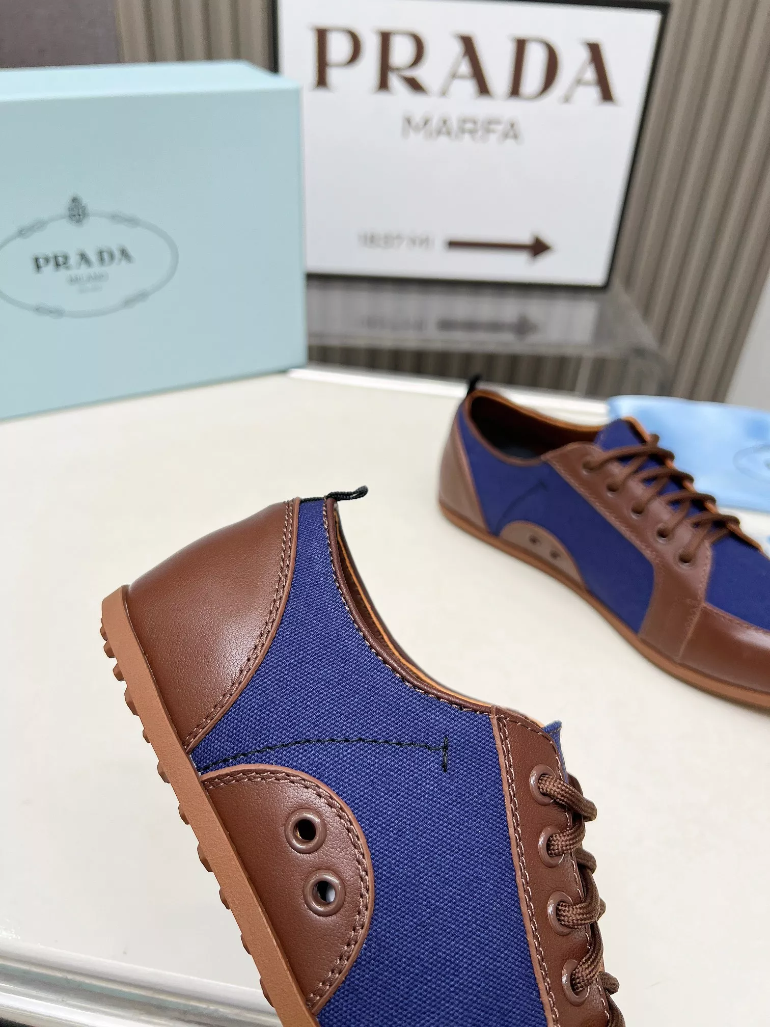 Prada Casual Shoes For Women Breathable 8361