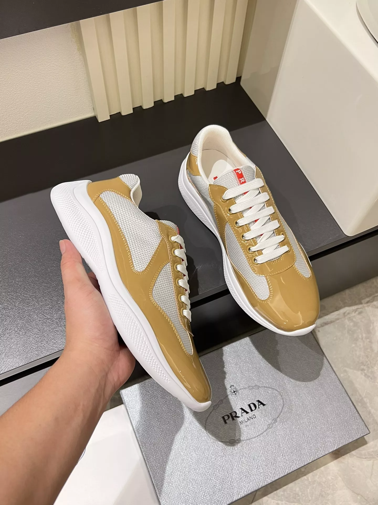 Prada Casual Shoes For Women Durable 2338