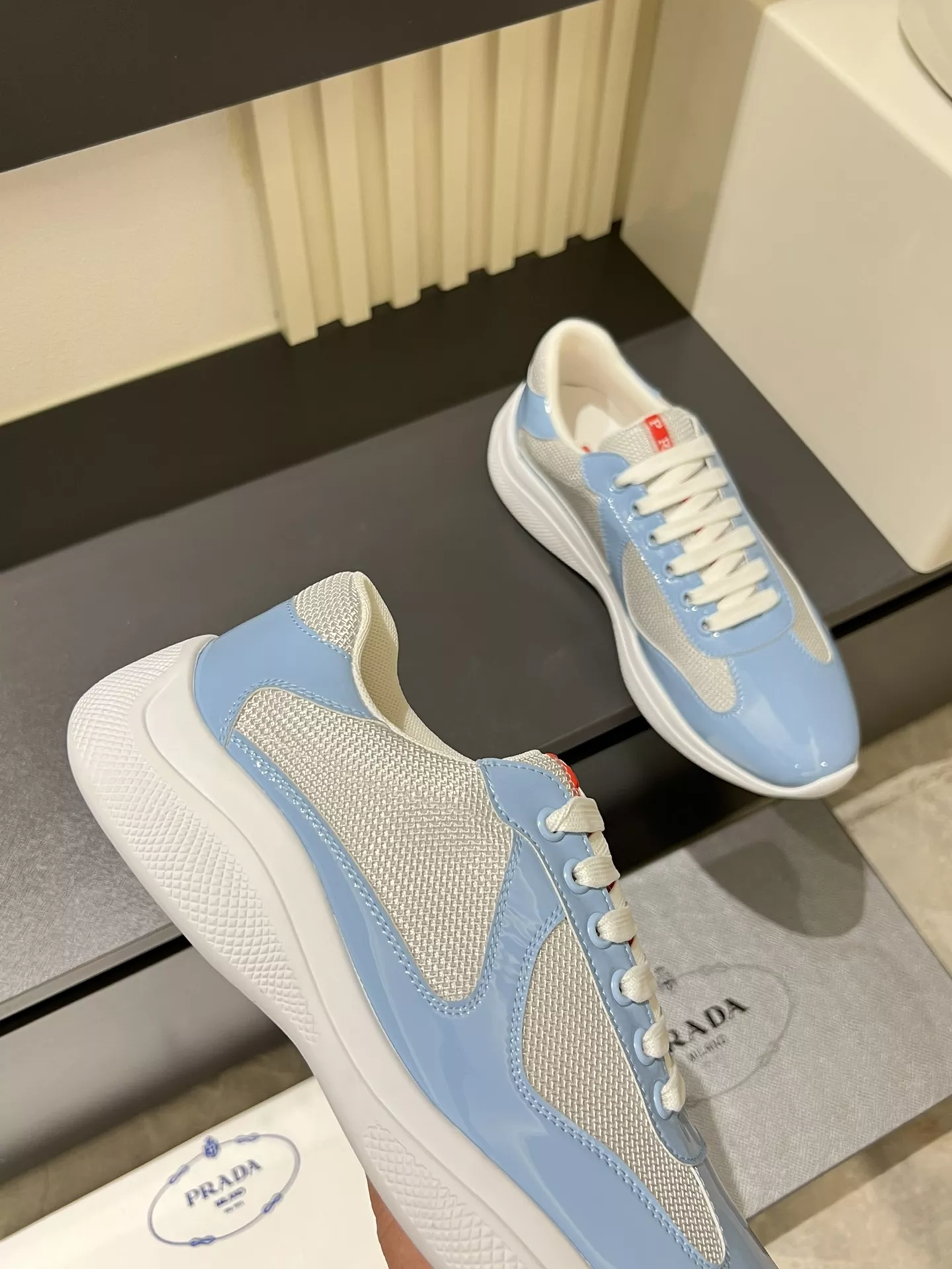 Prada Casual Shoes For Women Durable 3983