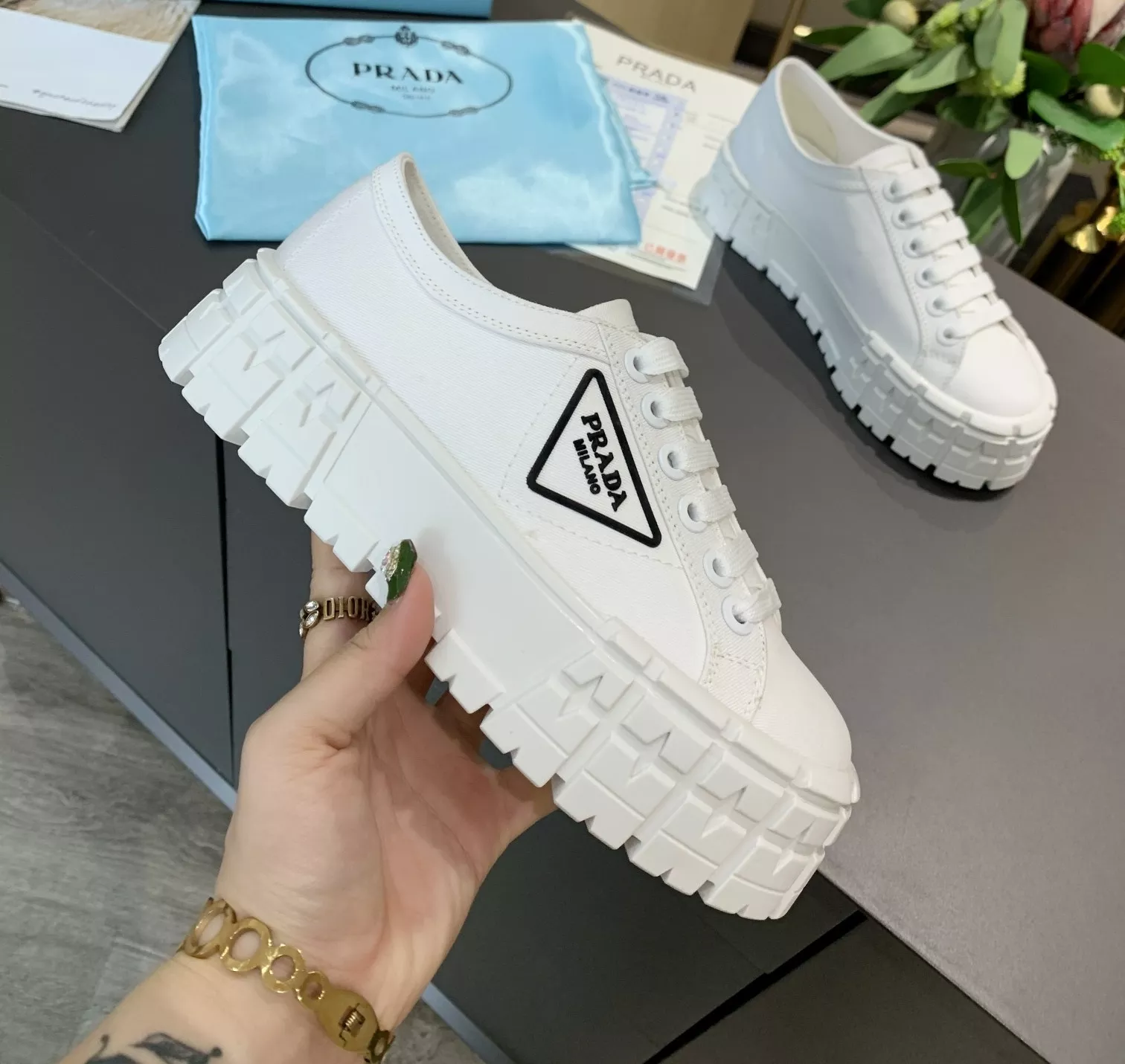 Prada Casual Shoes For Women EasyMatch 4942