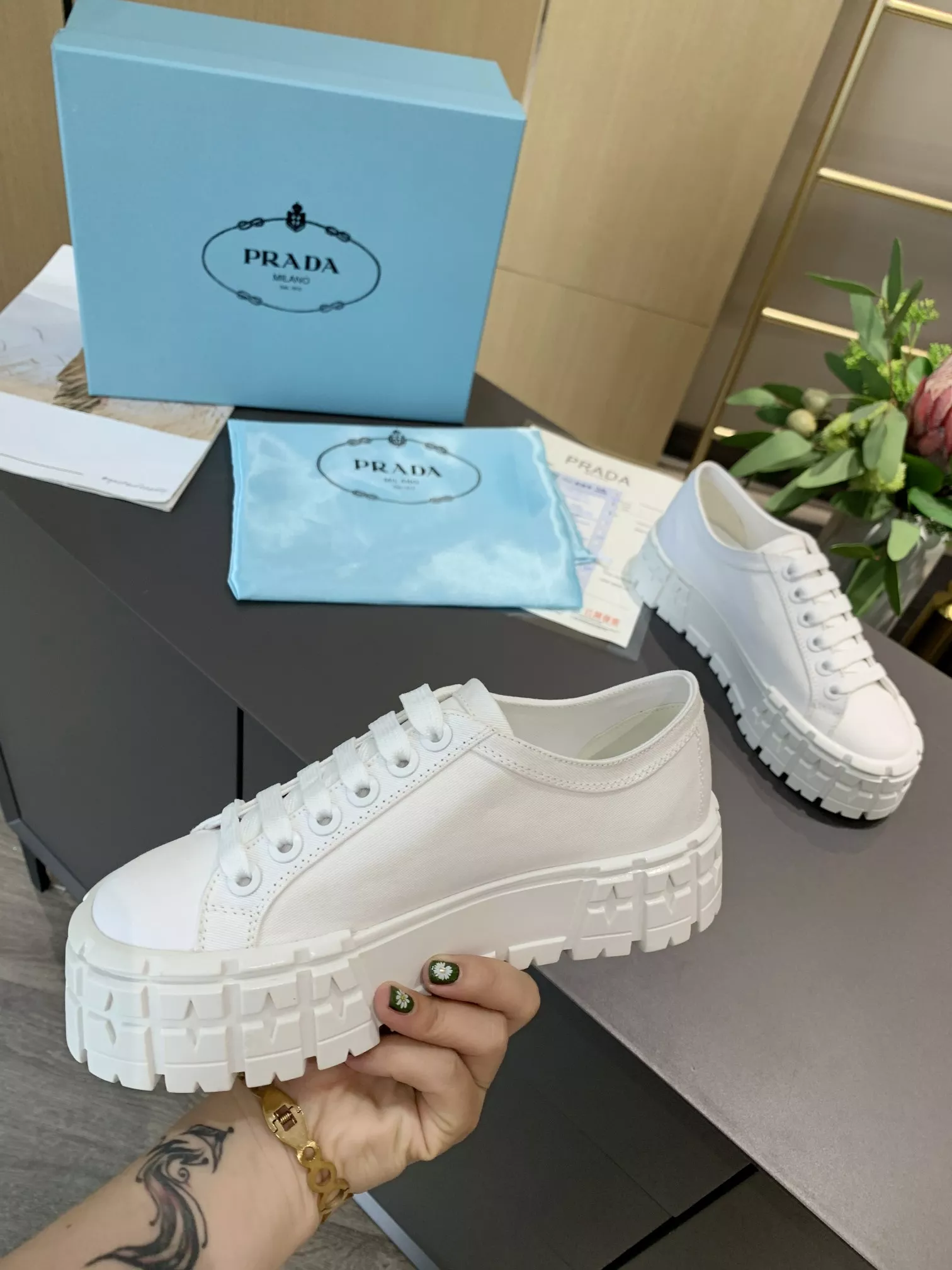 Prada Casual Shoes For Women EasyMatch 4942