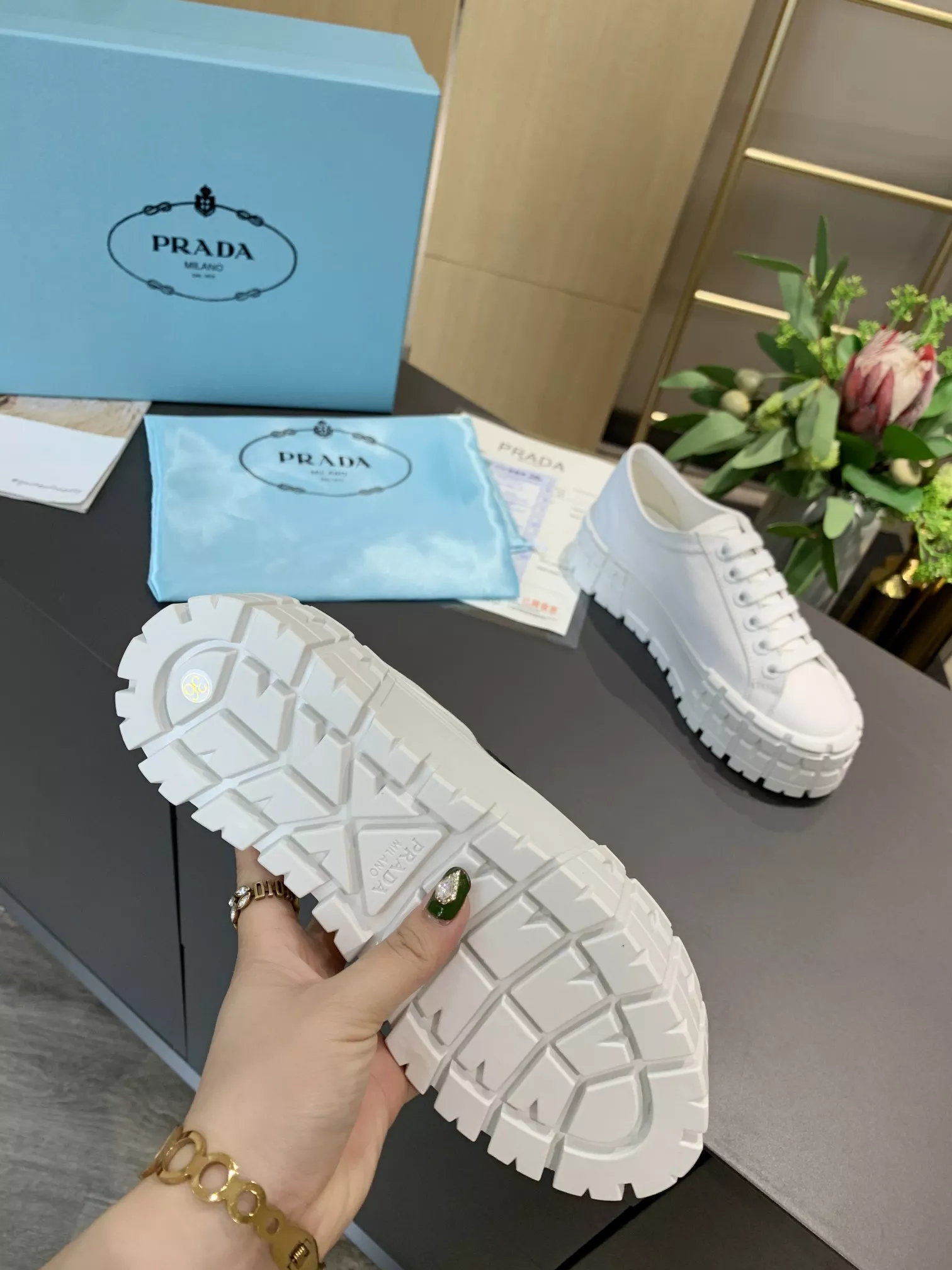 Prada Casual Shoes For Women EasyMatch 4942