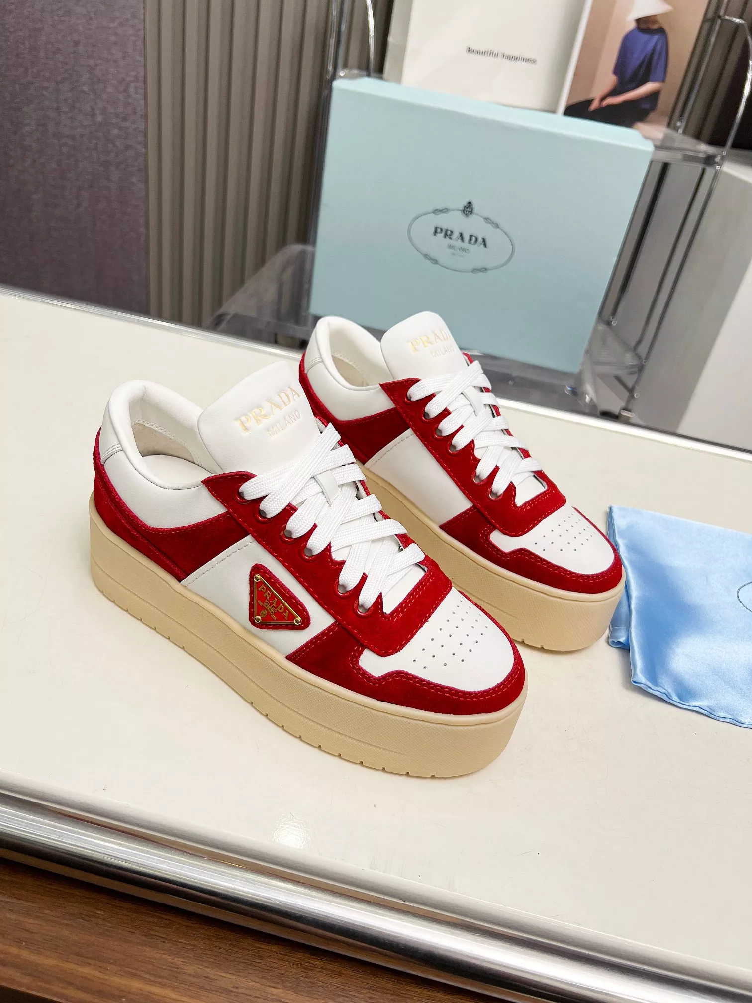 Prada Casual Shoes For Women Reliable 8248