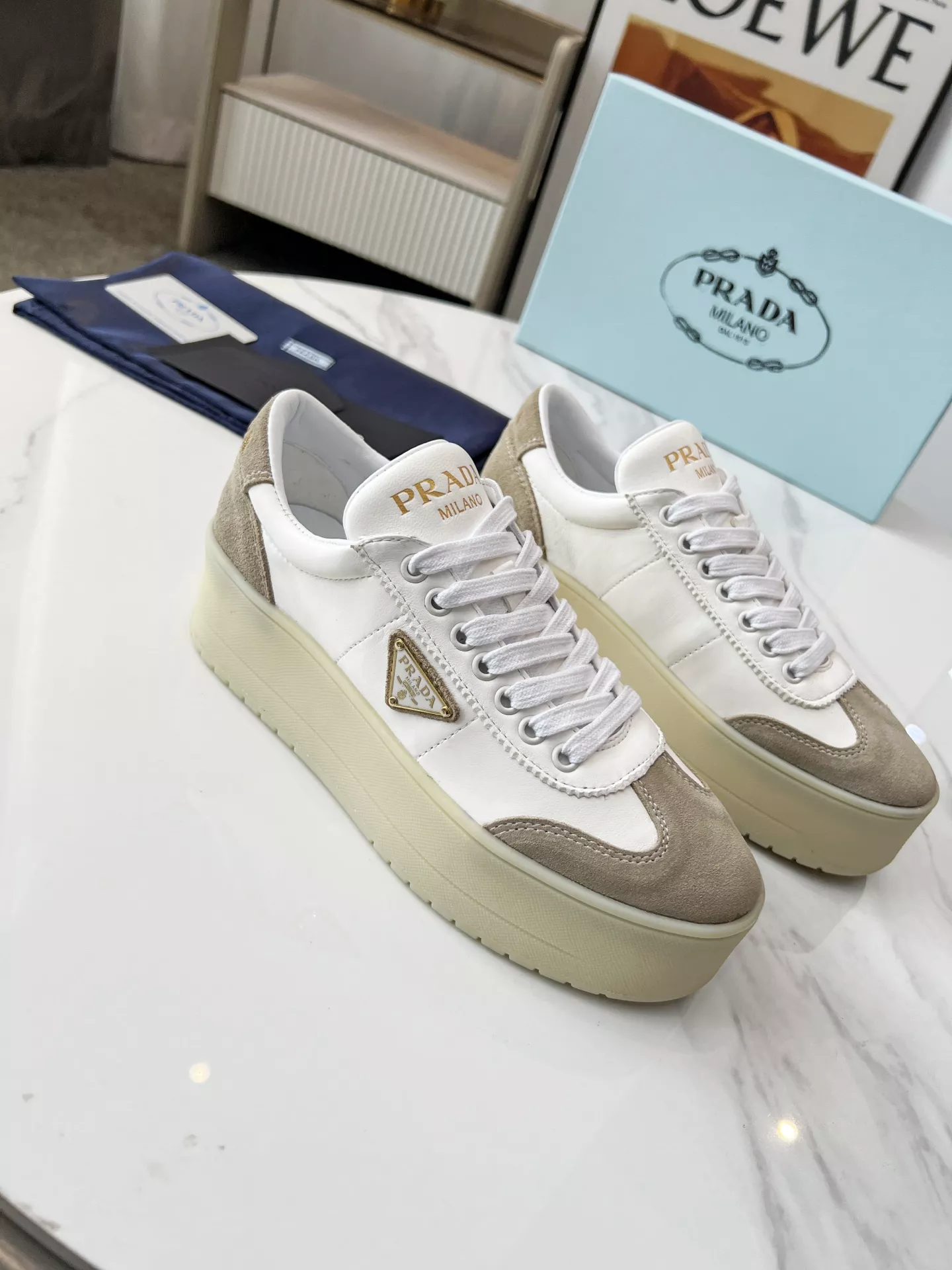 Prada Casual Shoes For Women Soft 995