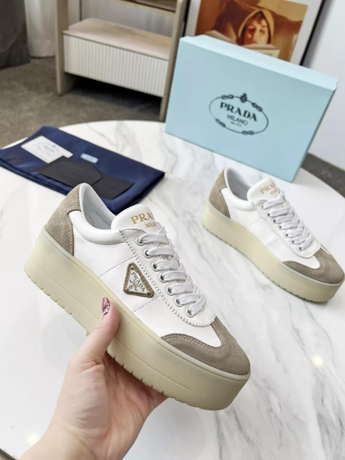 Prada Casual Shoes For Women Soft 995