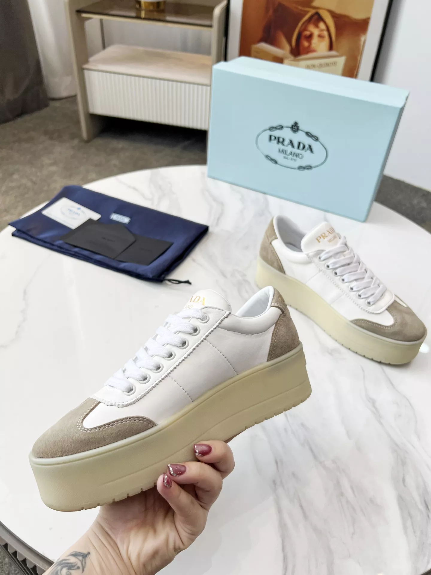 Prada Casual Shoes For Women Soft 995