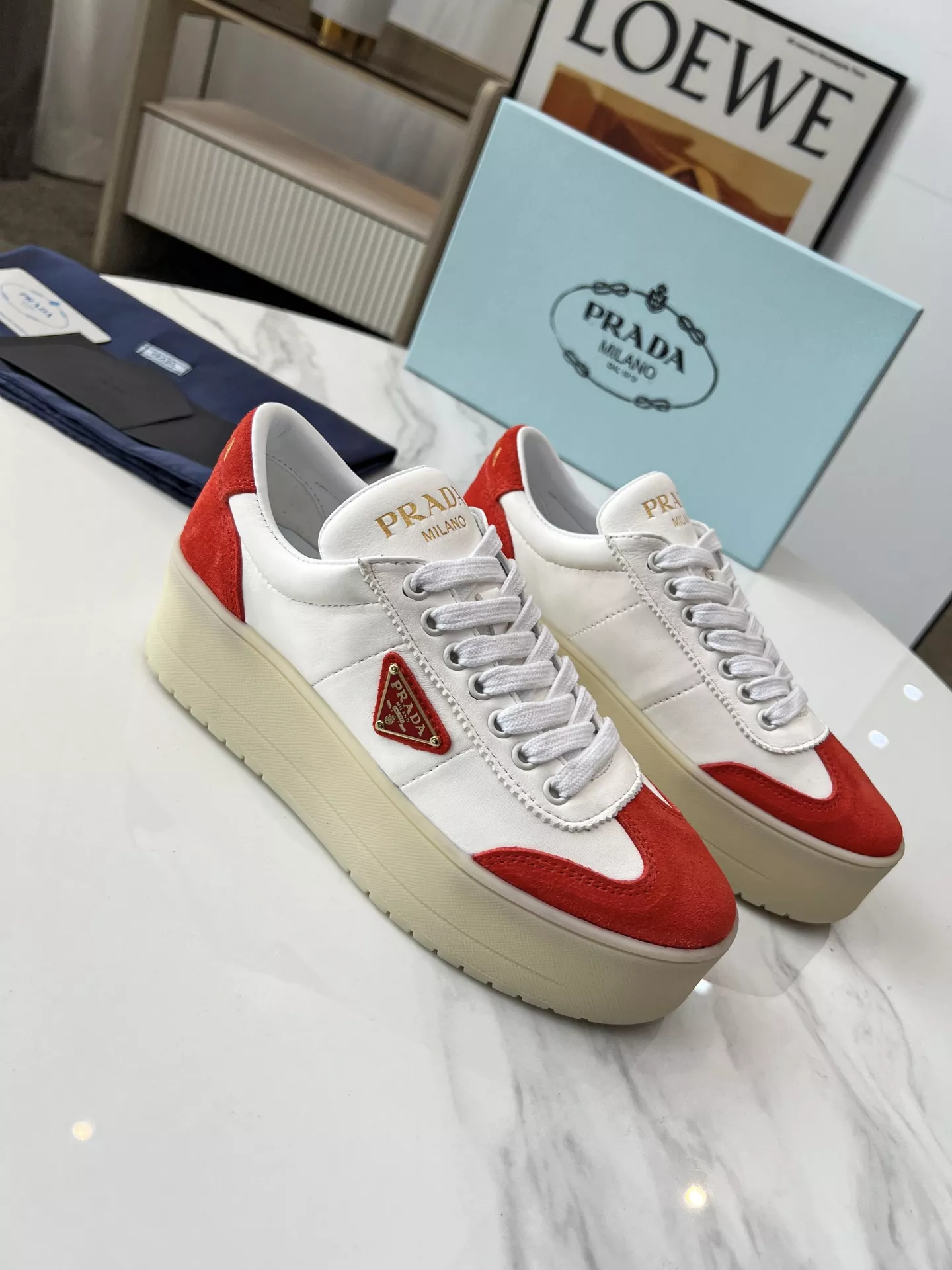 Prada Casual Shoes For Women StreetReady 1085