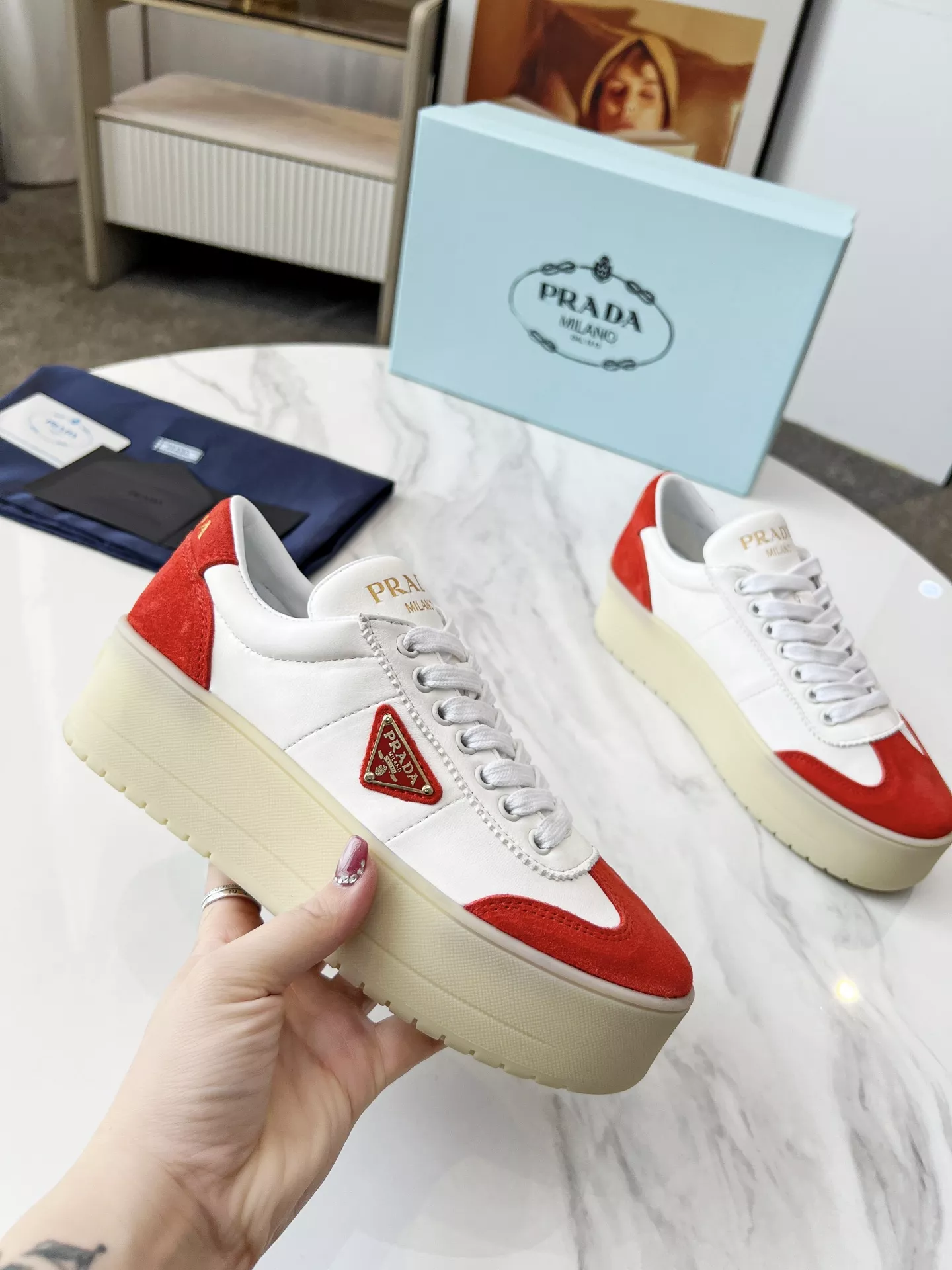 Prada Casual Shoes For Women StreetReady 1085
