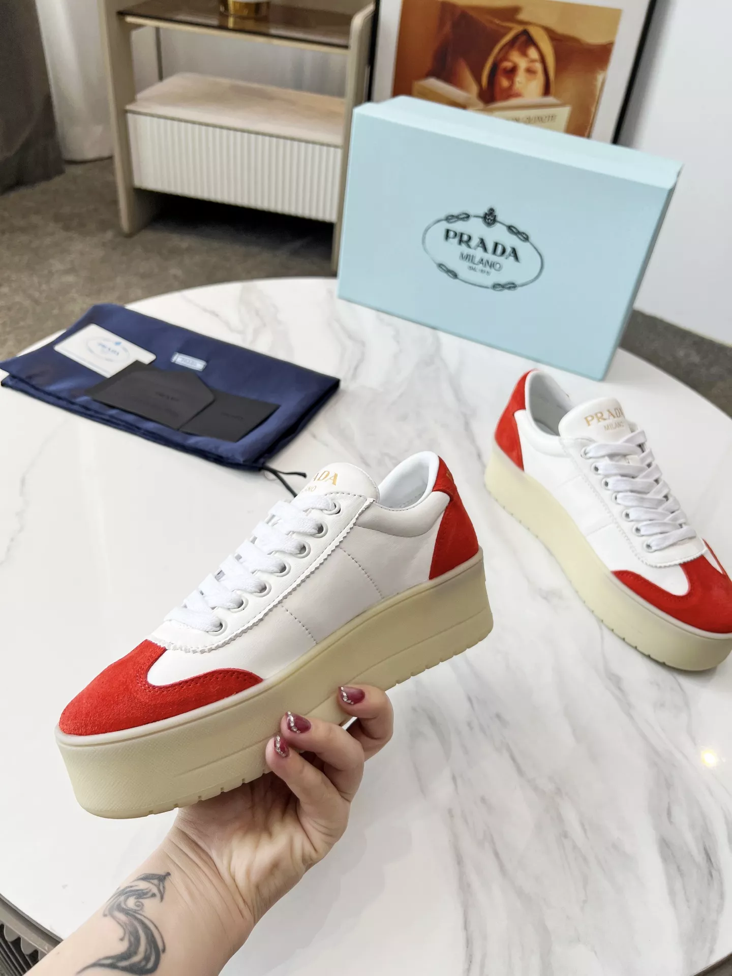 Prada Casual Shoes For Women StreetReady 1085