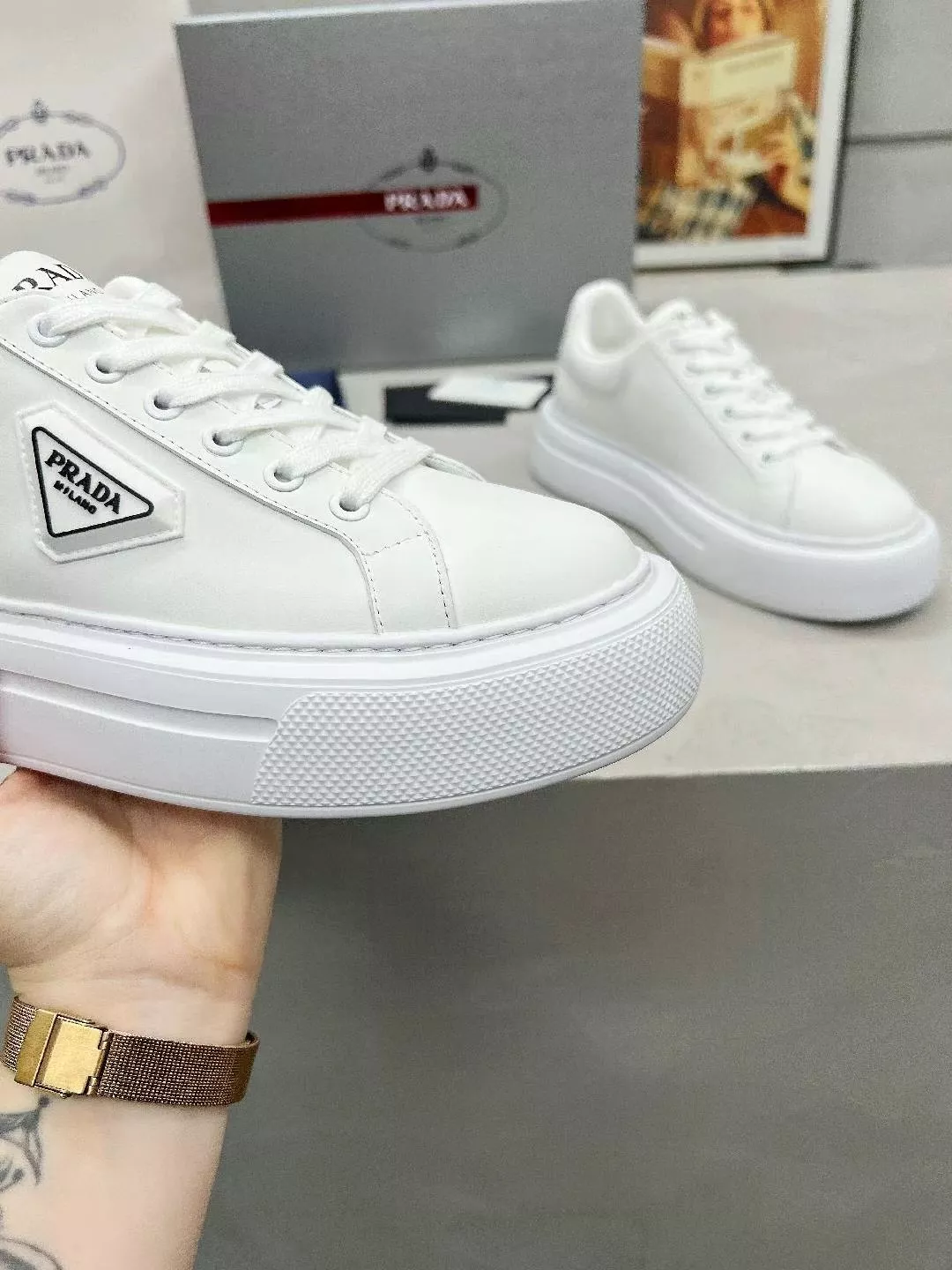 Prada Casual Shoes For Women Trendy 9733