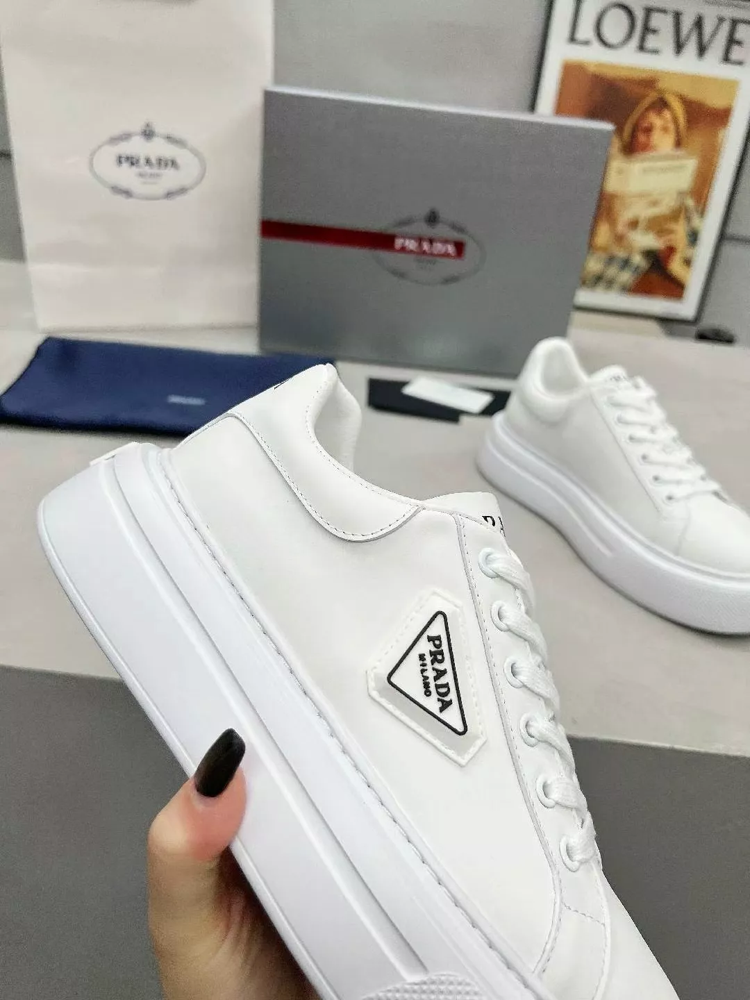 Prada Casual Shoes For Women Trendy 9733