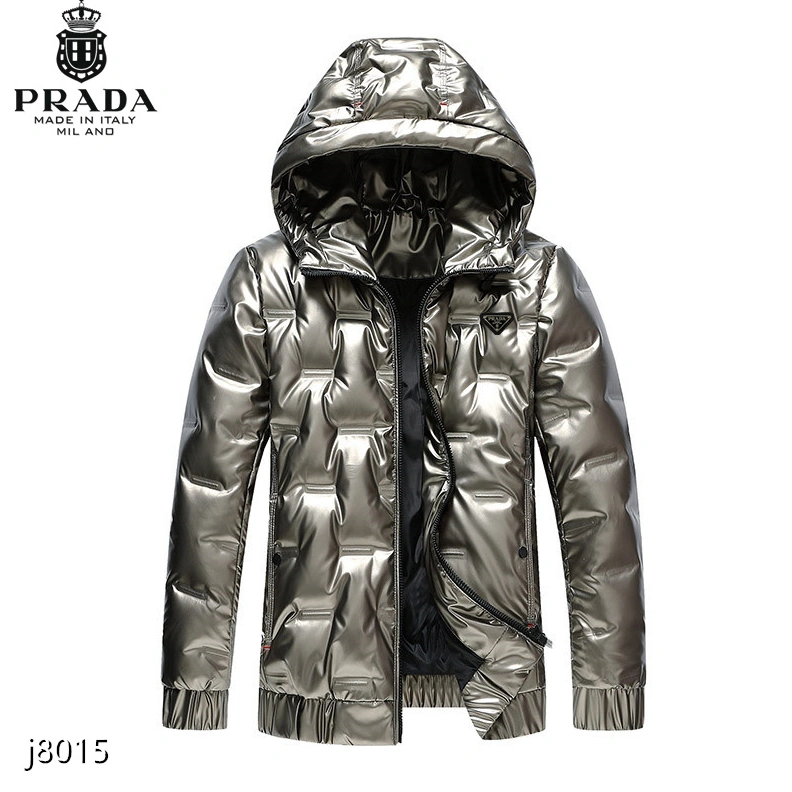 Prada Down Feather Coat Long Sleeved For Men Modern 1952