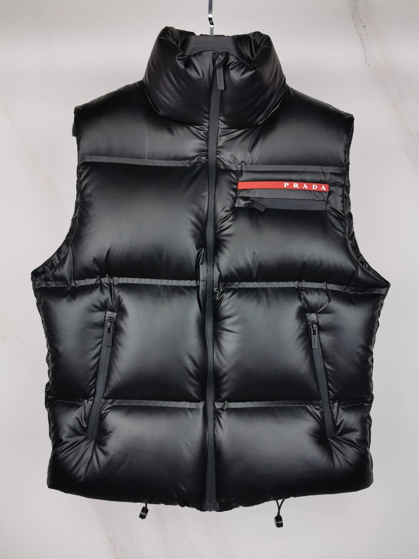 Prada Down Feather Coat Sleeveless For Unisex Minimalist 5723