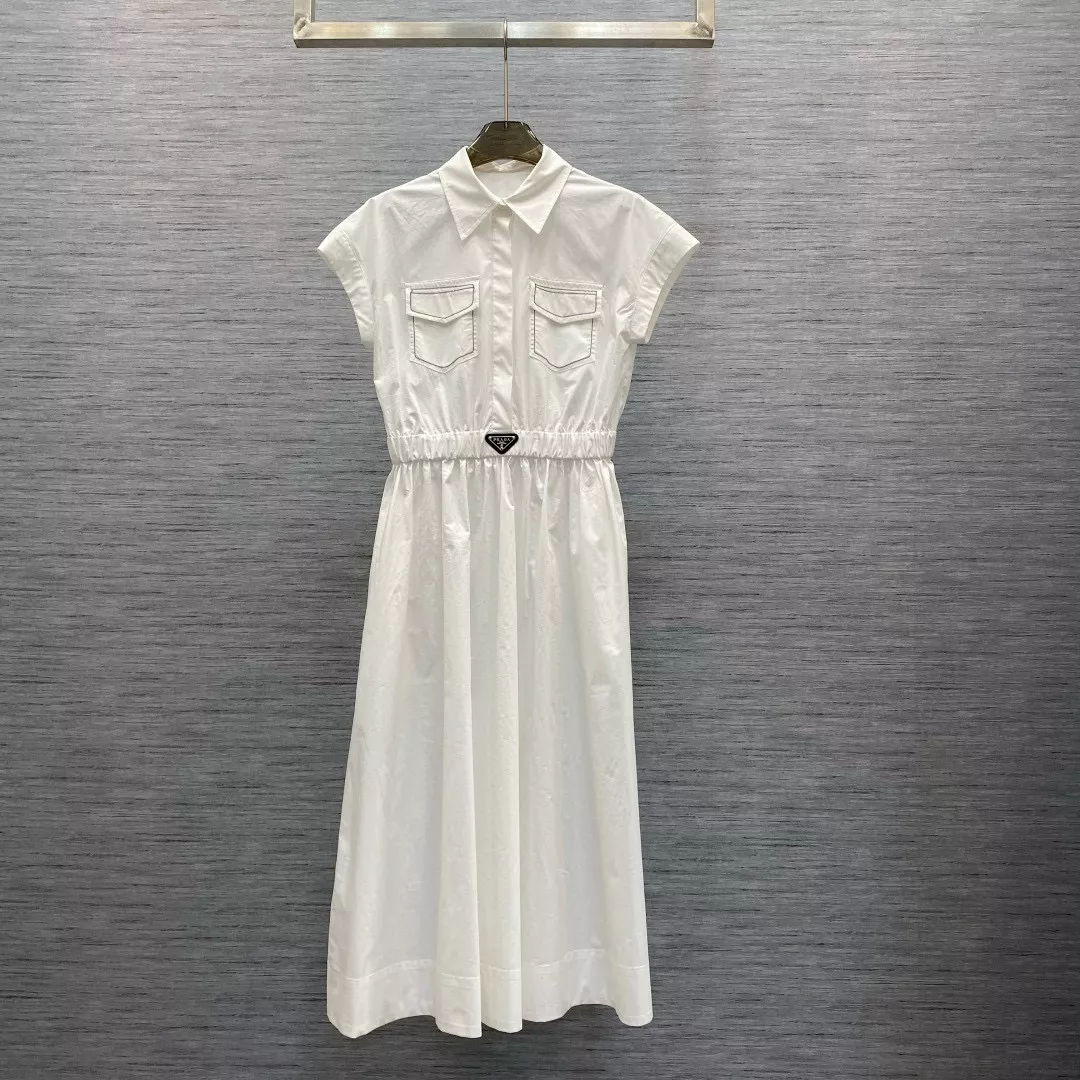 Prada Dresses Short Sleeved For Women EyeCatching 9907