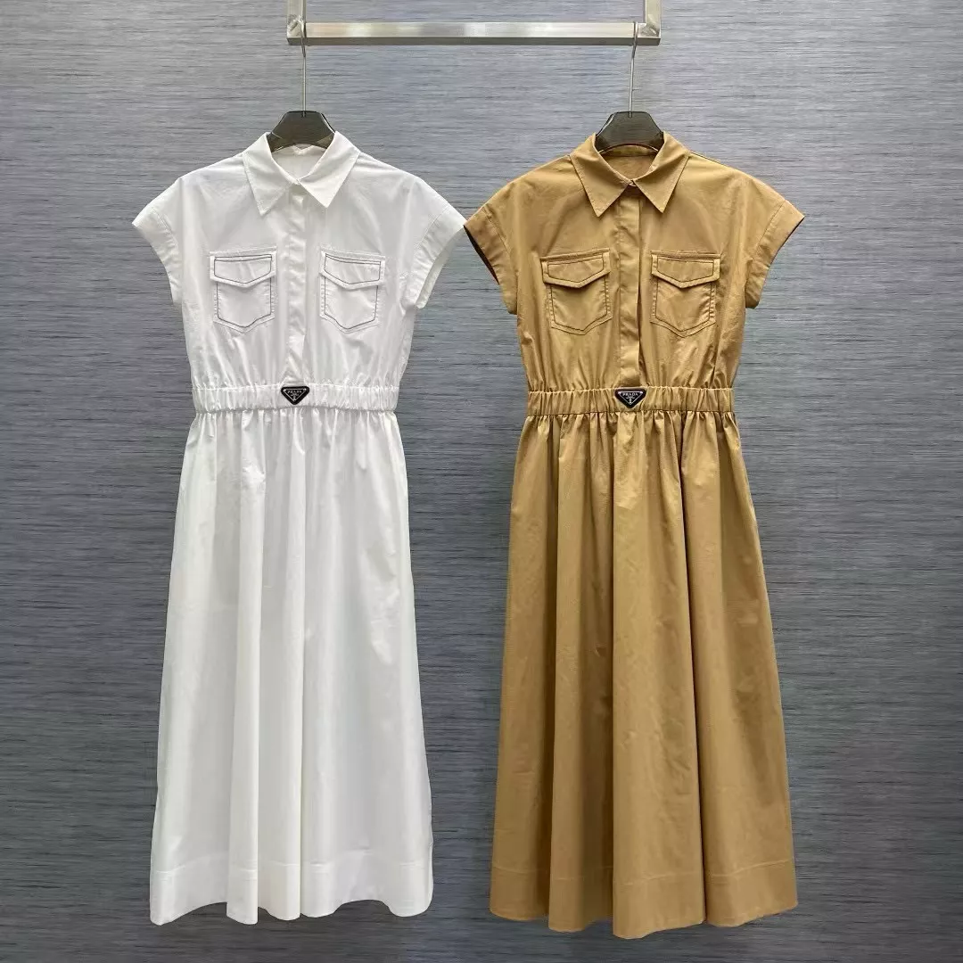 Prada Dresses Short Sleeved For Women EyeCatching 9907