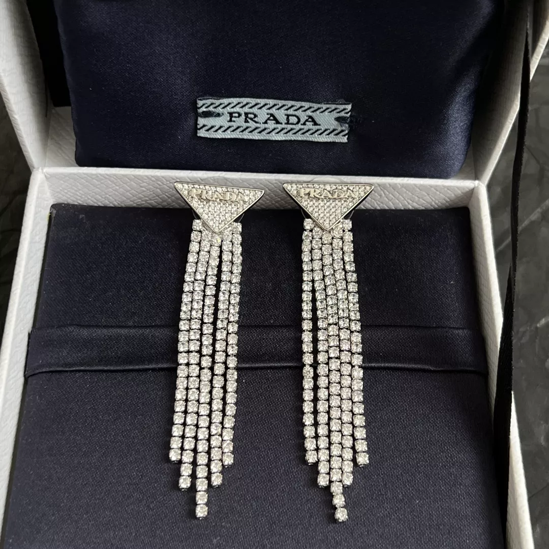 Prada Earrings For Women Sleek 7342