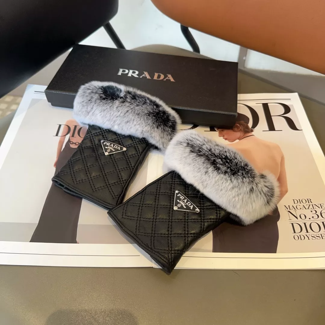 Prada Gloves Durable 1463