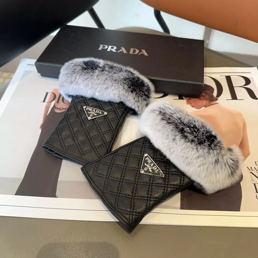 Prada Gloves Durable 1463
