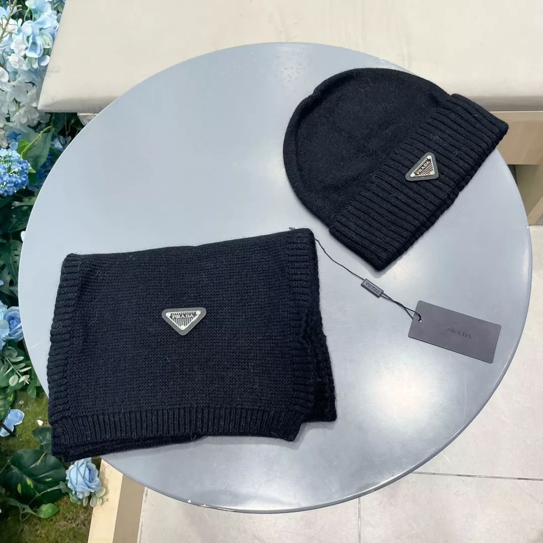 Prada Hat and Scarf Set SmartChoice 8066