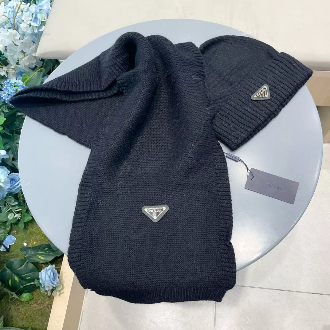 Prada Hat and Scarf Set SmartChoice 8066