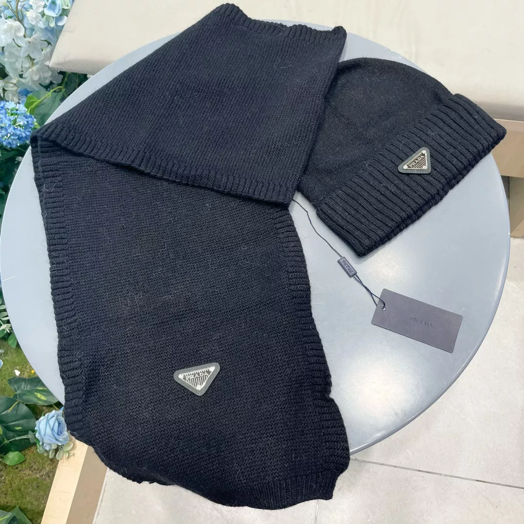 Prada Hat and Scarf Set SmartChoice 8066