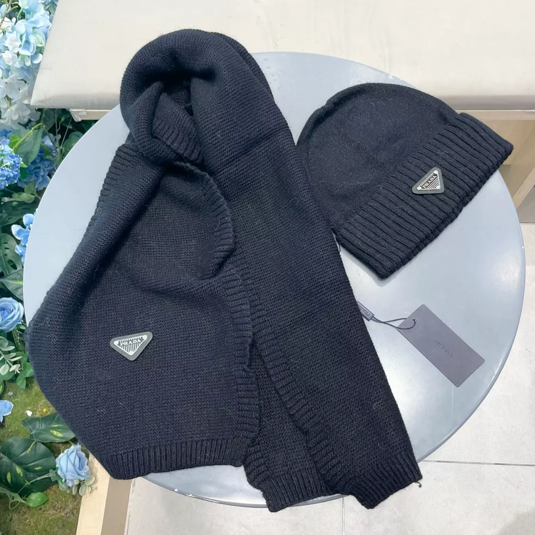 Prada Hat and Scarf Set SmartChoice 8066