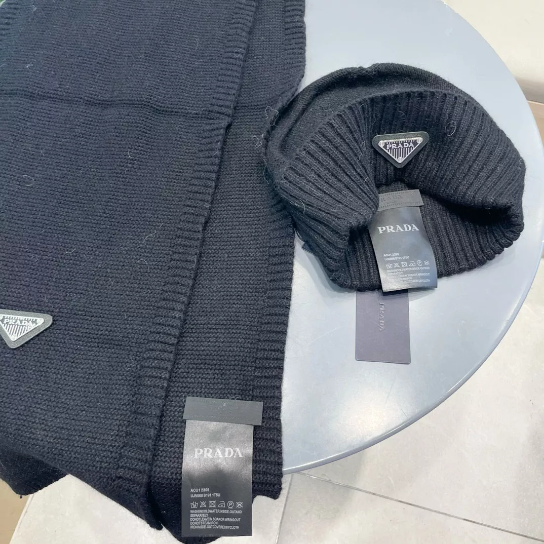 Prada Hat and Scarf Set SmartChoice 8066