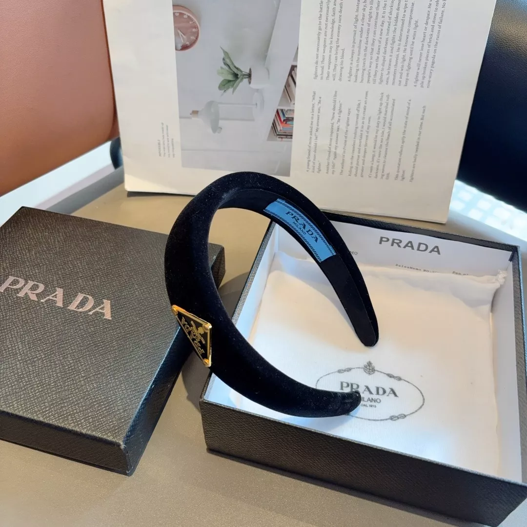 Prada Headband For Women Elegant 6811