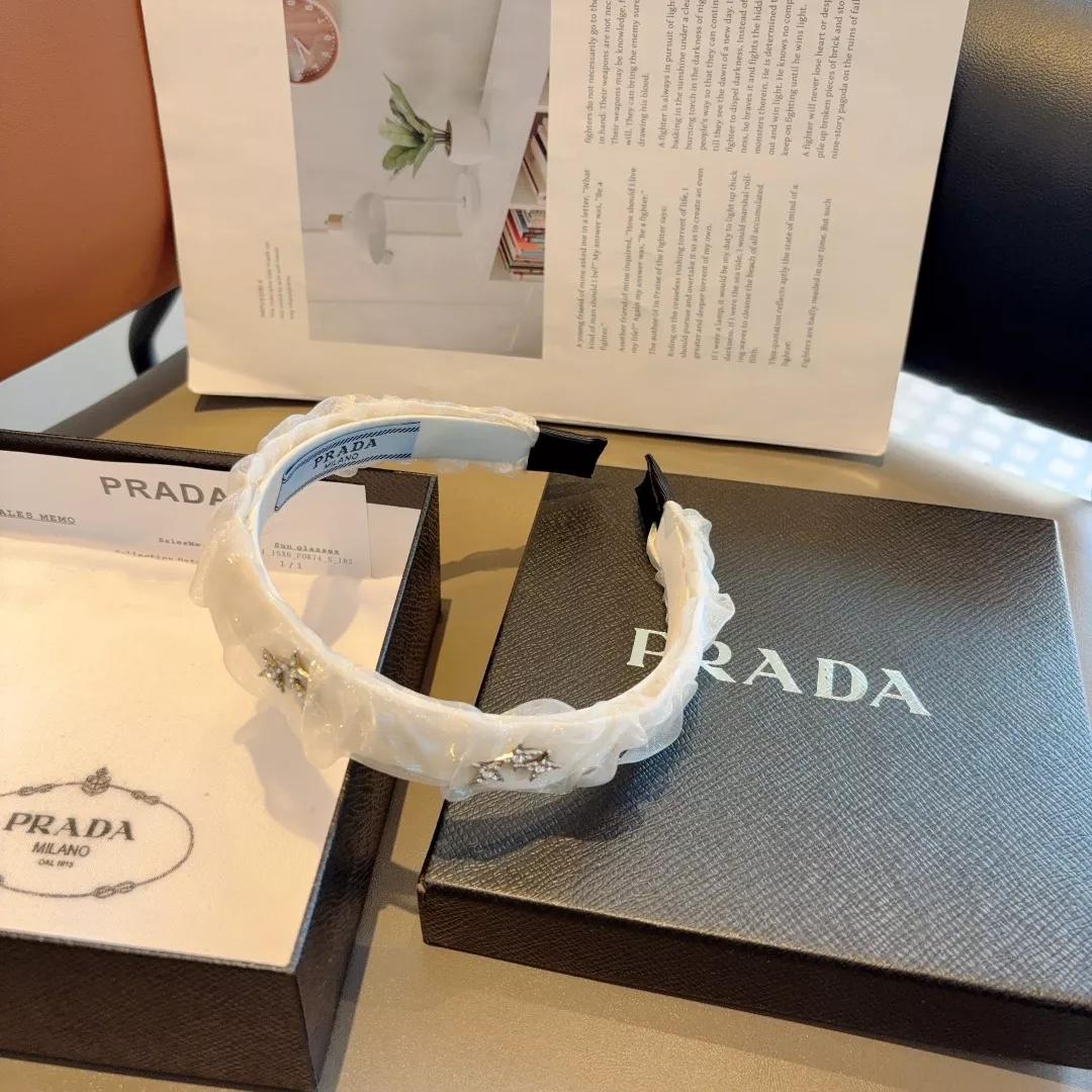 Prada Headband For Women Sleek 6667