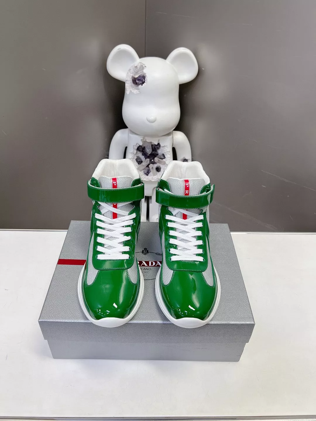 Prada High Top Shoes For Men Compact 6803