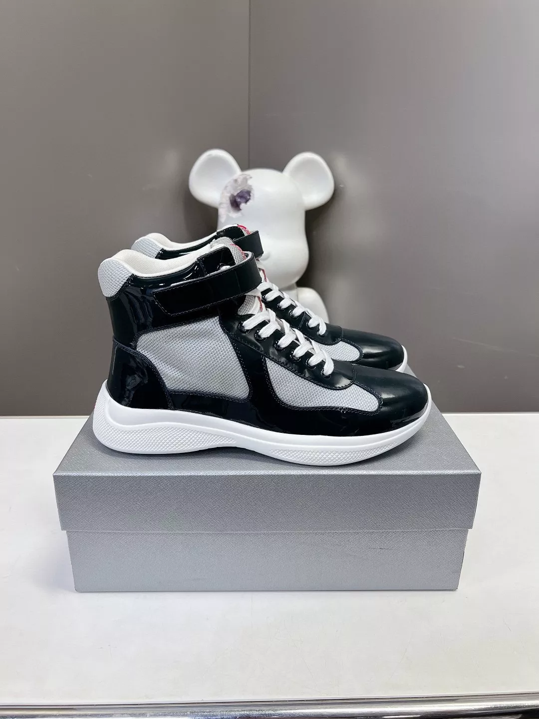 Prada High Top Shoes For Men Functional 9390
