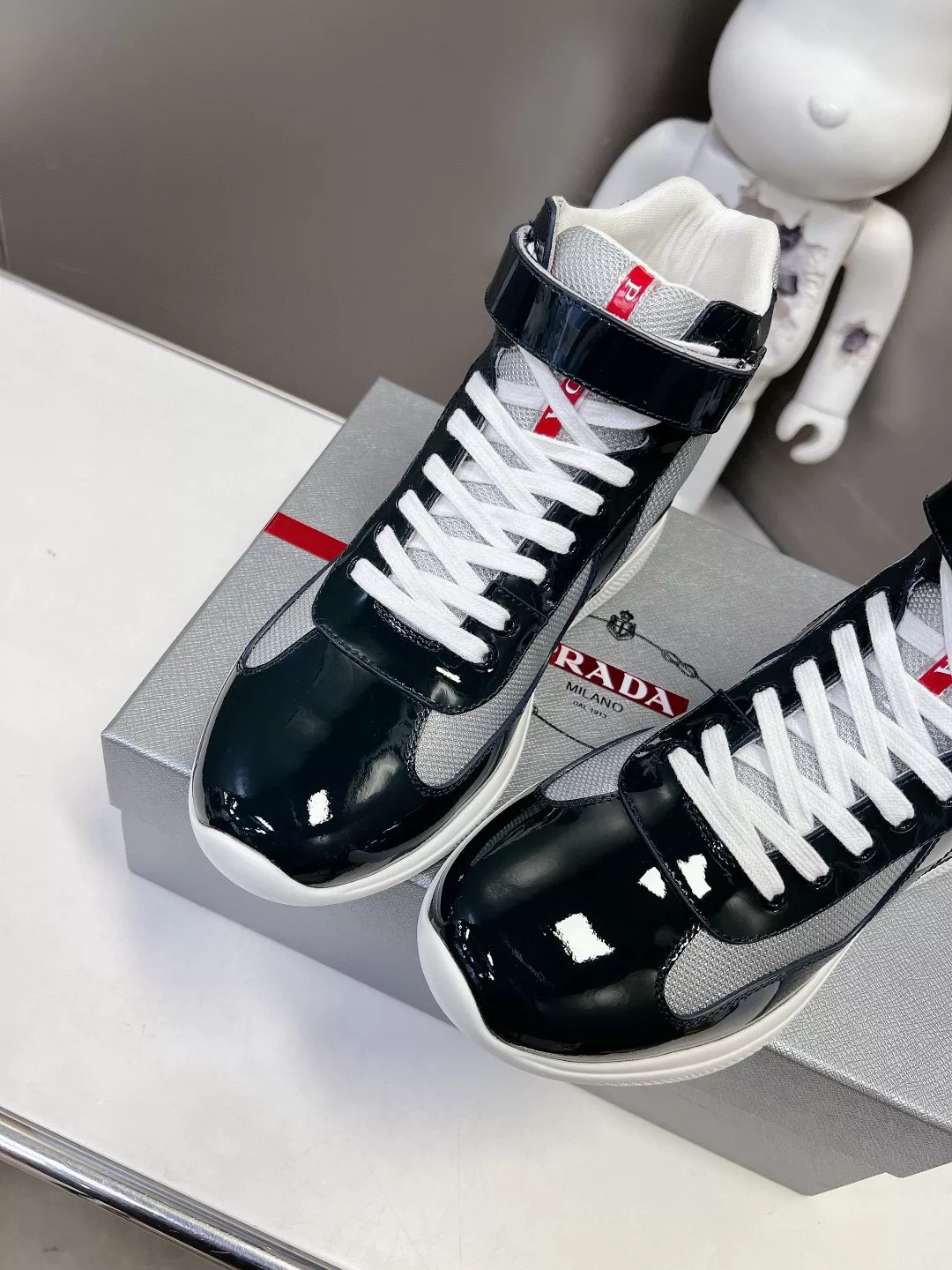 Prada High Top Shoes For Men Functional 9390