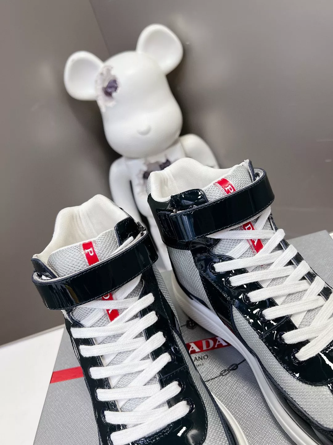 Prada High Top Shoes For Men Functional 9390