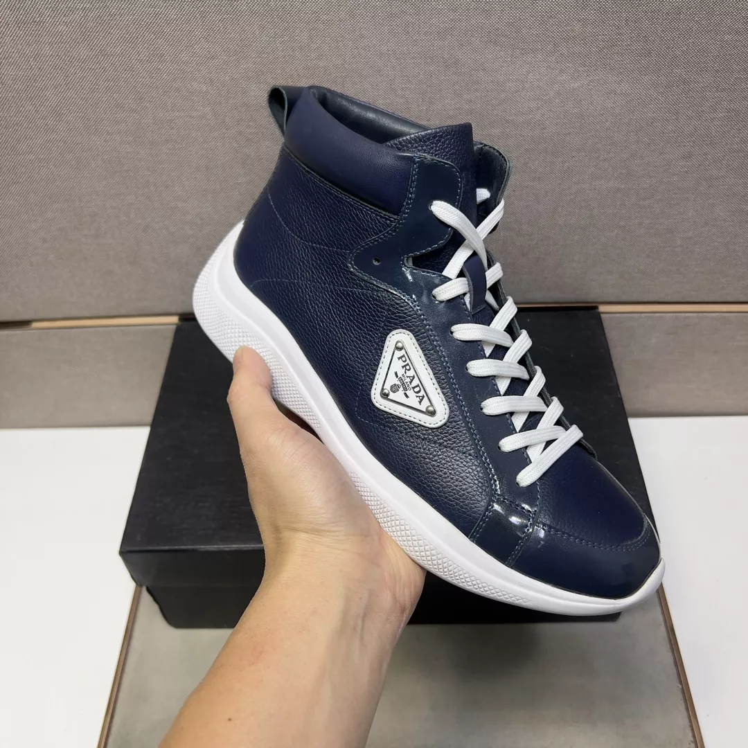 Prada High Top Shoes For Men Lightweight 899