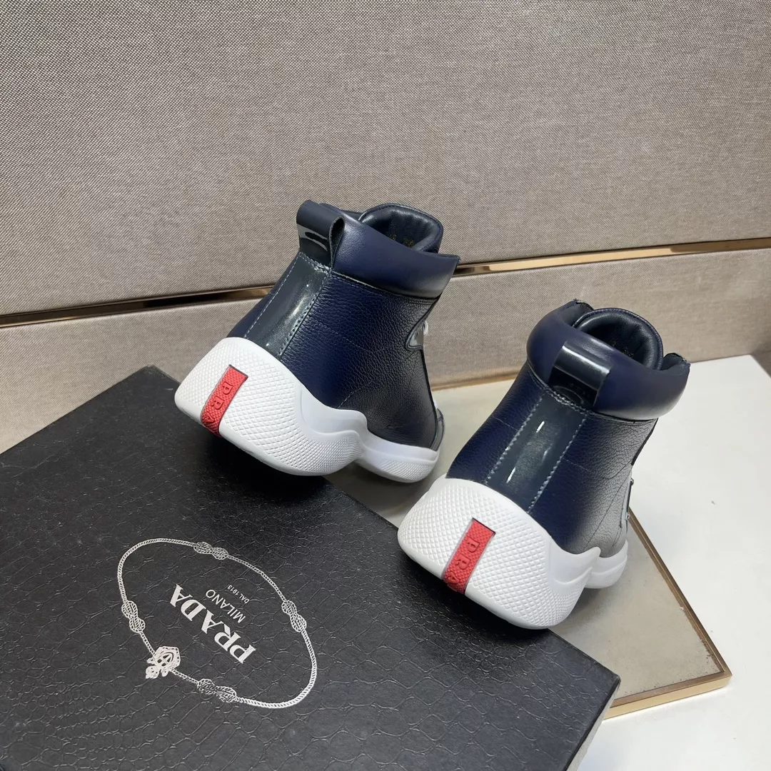 Prada High Top Shoes For Men Lightweight 899