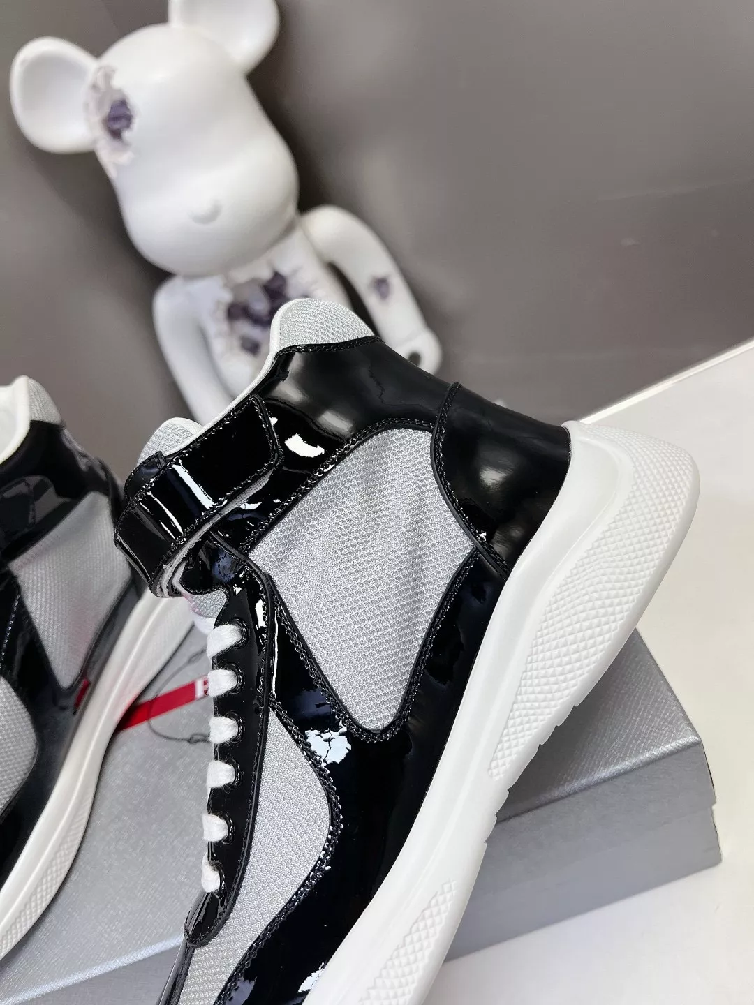 Prada High Top Shoes For Men Refined 6735