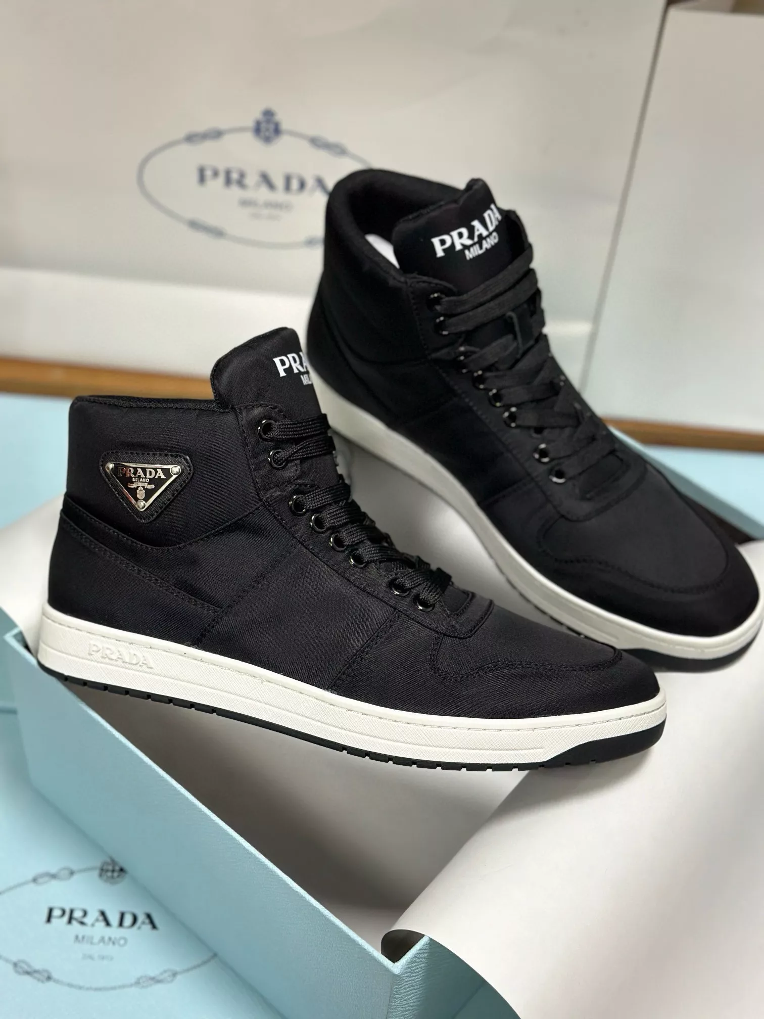 Prada High Top Shoes For Men TopPick 2240