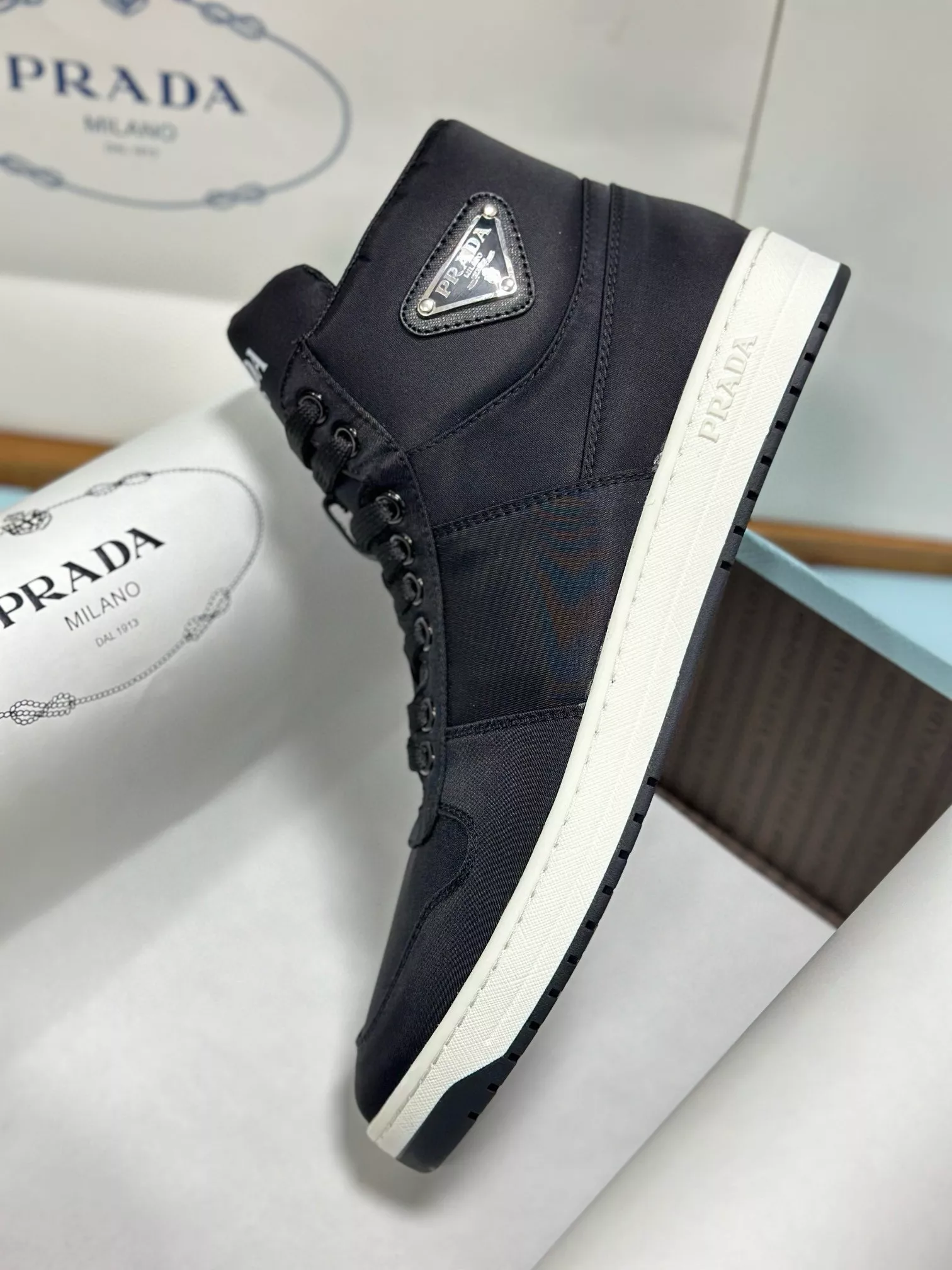 Prada High Top Shoes For Men TopPick 2240
