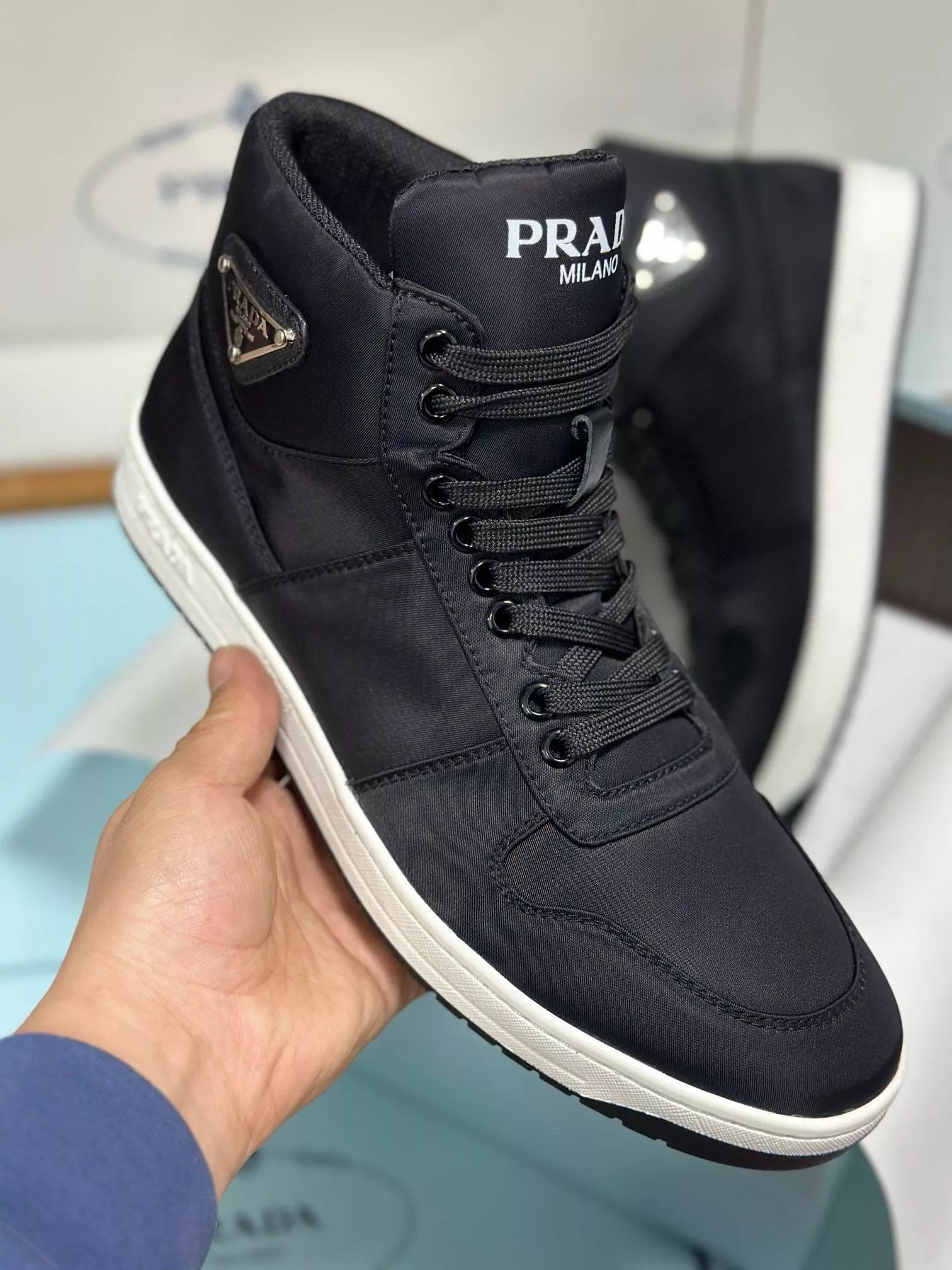 Prada High Top Shoes For Men TopPick 2240