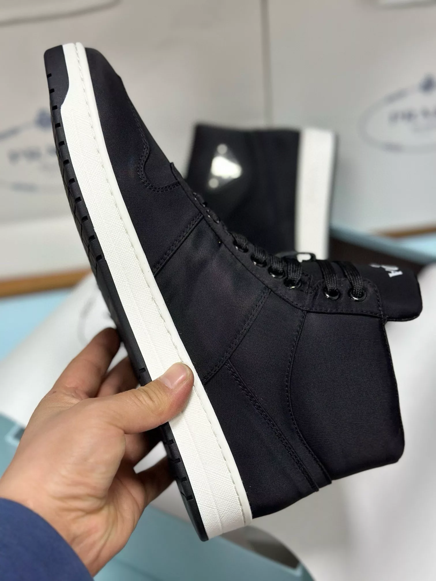 Prada High Top Shoes For Men TopPick 2240