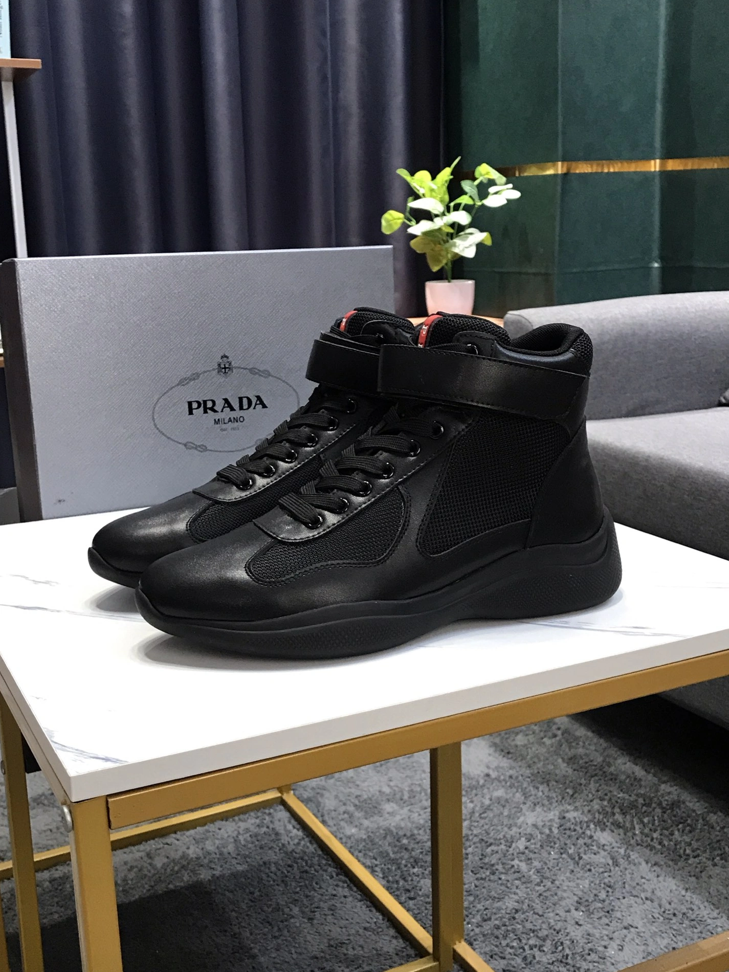 Prada High Top Shoes For Men UrbanStyle 136