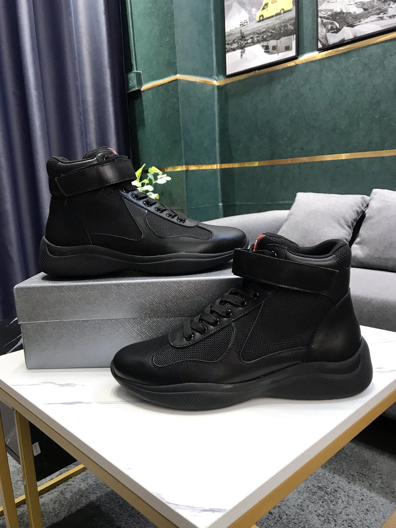Prada High Top Shoes For Men UrbanStyle 136