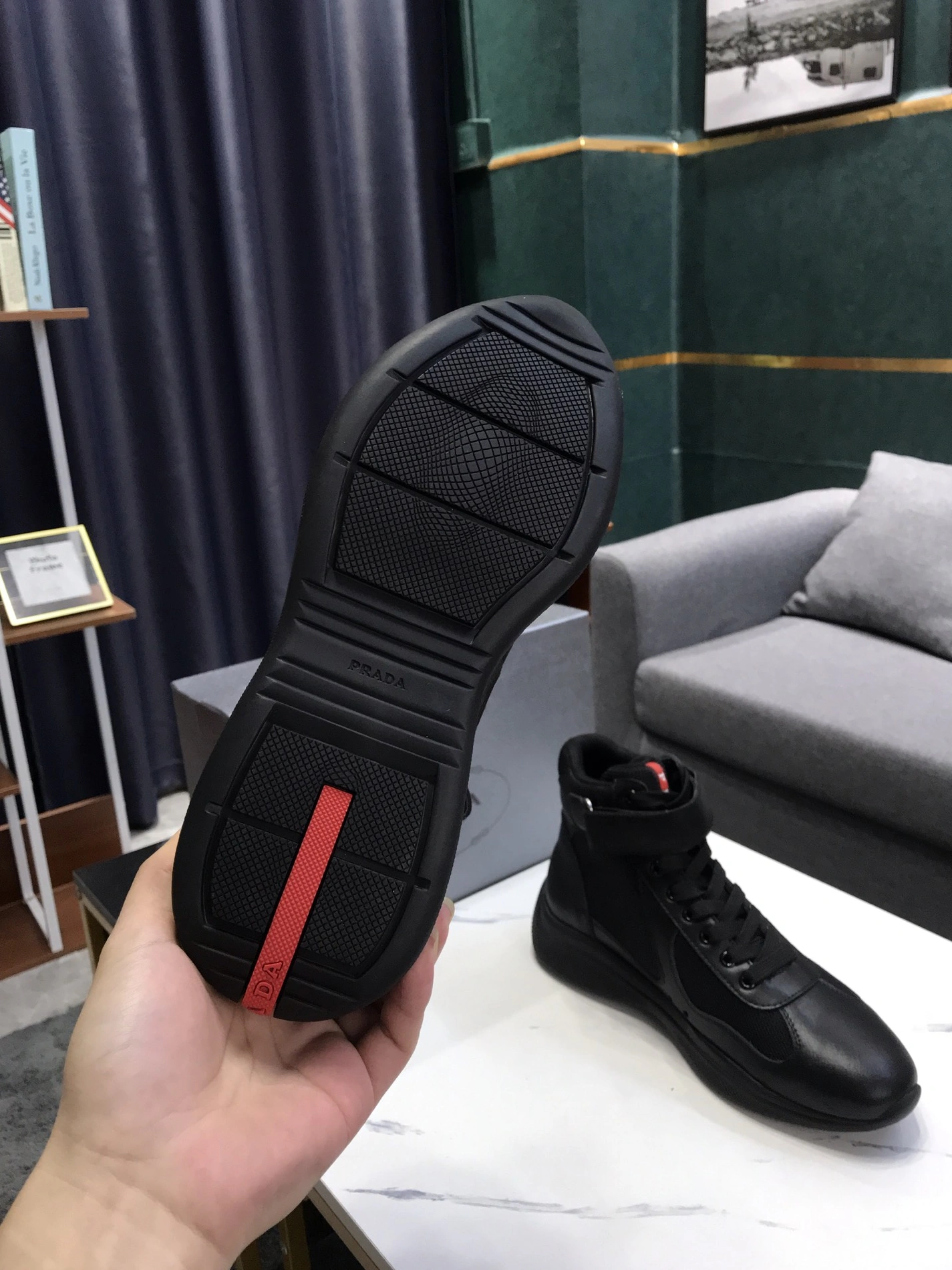 Prada High Top Shoes For Men UrbanStyle 136
