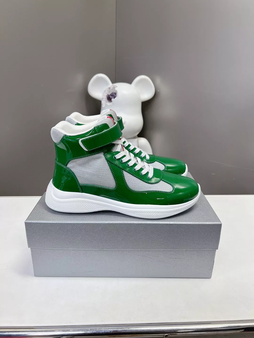Prada High Top Shoes For Women Efficient 3131